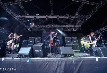 Triumph Of Death Performing Hellhammer - Photo by Dänu