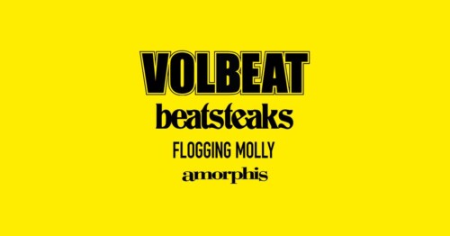 Poster von der Veranstaltung Volbeat, Beatsteaks, Flogging Molly & Amorphis @ Stockhorn Arena, Thun