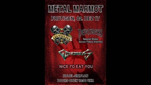 Poster von der Veranstaltung Metal Marmot 2017 @ Hotel Simplon, Frutigen