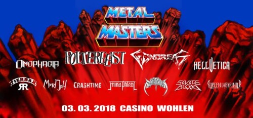 Poster von der Veranstaltung Swiss Metal Masters 2018 @ Casino, Wohlen