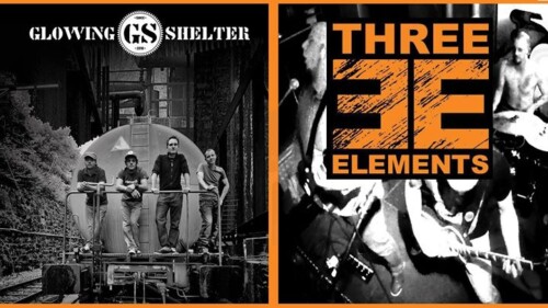 Poster von der Veranstaltung Three Elements & Glowing Shelter @ Das O, Spiez