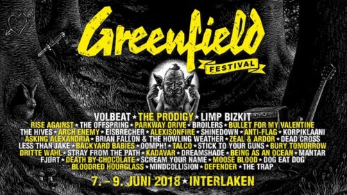 Poster von der Veranstaltung Greenfield Festival 2018 | Interlaken @ Flugplatz, Interlaken