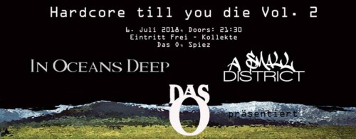 Poster von der Veranstaltung Hardcore Till You Die - Vol. 2 @ Das O, Spiez