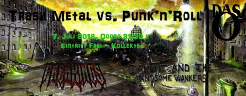 Poster von der Veranstaltung Trash Metal vs. Punk'n'Roll @ Das O, Spiez