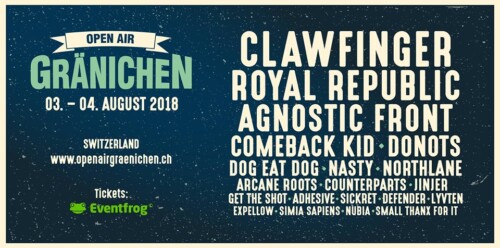 Poster von der Veranstaltung 24. Open Air Gränichen @ Gränichen