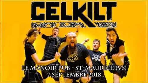 Poster of the event Irish Night with Celkilt at Manoir Pub, Saint-Maurice