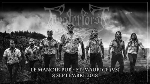 Poster von der Veranstaltung Finsterforst, Martyrium, Daerachas @ Manoir Pub, Saint-Maurice