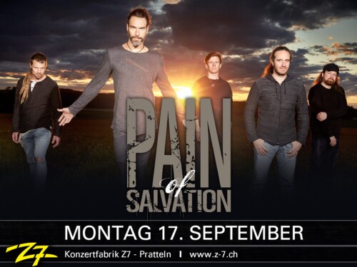 Poster von der Veranstaltung Pain Of Salvation & Kingcrow @ Konzertfabrik Z7, Pratteln