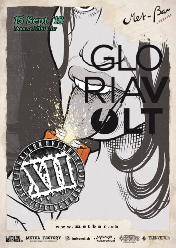 Poster of the event Gloria Volt & XII Gallon Overdose at Met-Bar, Lenzburg