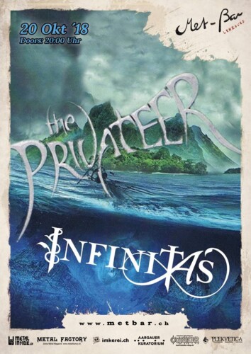 Poster von der Veranstaltung The Privateer & Infinitas @ Met-Bar, Lenzburg