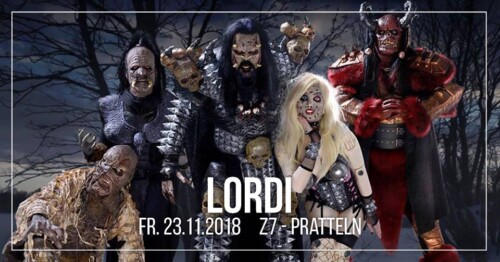 Poster von der Veranstaltung Lordi @ Konzertfabrik Z7, Pratteln