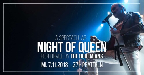 Poster of the event A Spectacular Night Of Queen at Konzertfabrik Z7, Pratteln