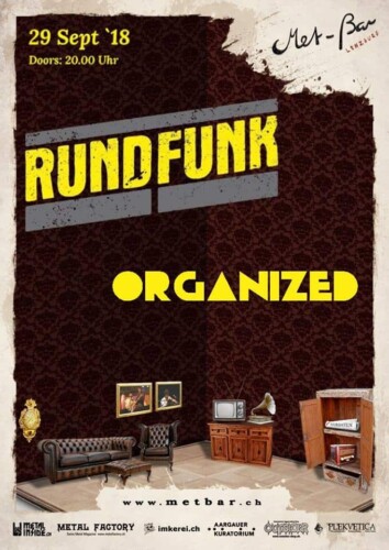 Poster of the event Rundfunk & Organized at Met-Bar, Lenzburg