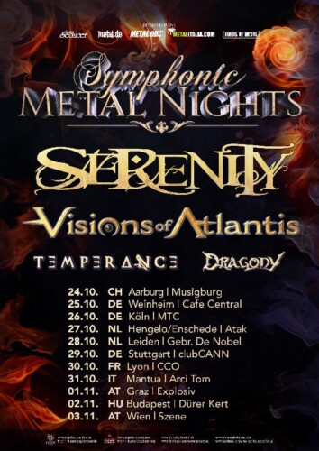 Poster von der Veranstaltung Symphonic Metal Nights @ Musigburg, Aarburg