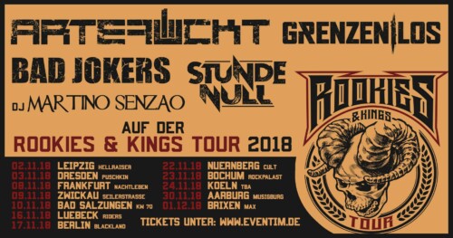 Poster von der Veranstaltung Rookies & Kings Tour 2018 @ Musigburg, Aarburg