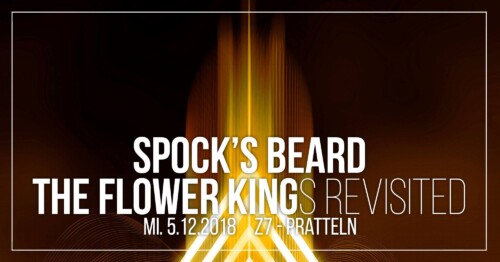 Poster of the event Spock's Beard & The Flower Kings at Konzertfabrik Z7, Pratteln