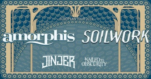 Poster von der Veranstaltung Amorphis & Soilwork EU-Tour 2019 @ Konzertfabrik Z7, Pratteln