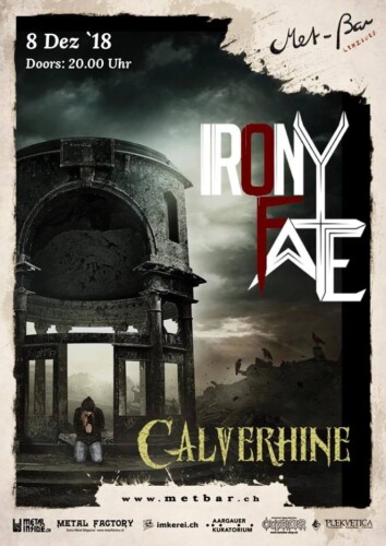 Poster of the event Irony Of Fate & Calverhine at Met-Bar, Lenzburg