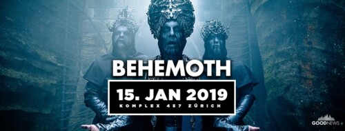 Poster von der Veranstaltung Behemoth, At The Gates & Wolves In The Throne Room @ Komplex 457, Zürich