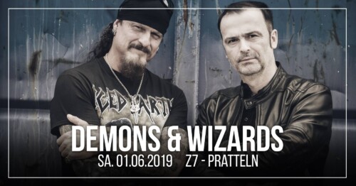 Poster von der Veranstaltung Demons & Wizards @ Konzertfabrik Z7, Pratteln