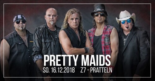 Poster of the event Pretty Maids at Konzertfabrik Z7, Pratteln