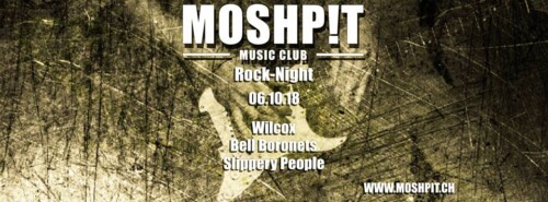 Poster of the event Rock-Night at Moshpit-Music Club, Naters