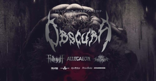 Poster von der Veranstaltung Obscura, Fallujah, Allegaeon & First Fragment @ KIFF, Aarau