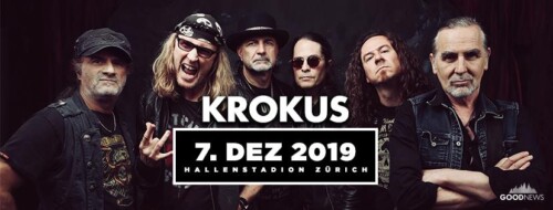 Poster von der Veranstaltung Krokus @ Hallenstadion, Zürich