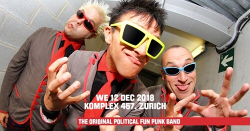 Poster von der Veranstaltung The Toy Dolls (UK) @ Komplex 457, Zürich