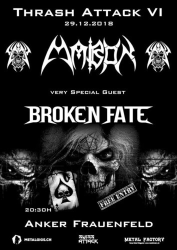 Poster von der Veranstaltung Mabon & Broken Fate @ Anker, Frauenfeld