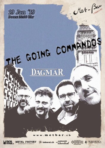 Poster von der Veranstaltung The Going Commandos & Dagmar @ Met-Bar, Lenzburg