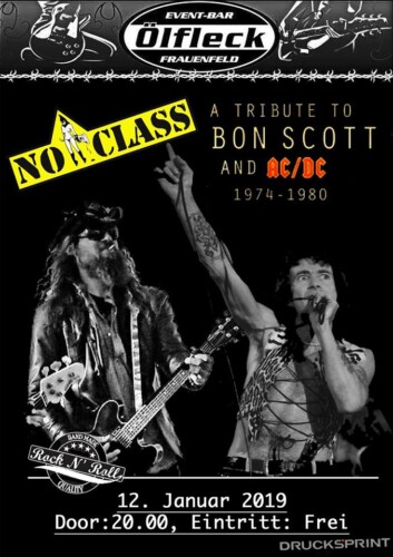 Poster of the event No Class at Ölfleck Event-Bar, Frauenfeld