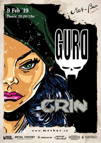 Poster von der Veranstaltung GurD & Grin @ Met-Bar, Lenzburg