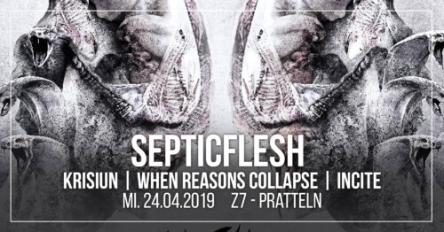 Poster von der Veranstaltung Septicflesh @ Konzertfabrik Z7, Pratteln