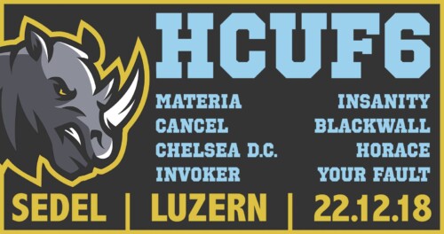 Poster of the event Hardcore United Fest VI at Sedel, Luzern