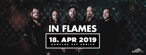 Poster von der Veranstaltung In Flames @ Komplex 457, Zürich