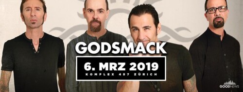 Poster von der Veranstaltung Godsmack @ Komplex 457, Zürich