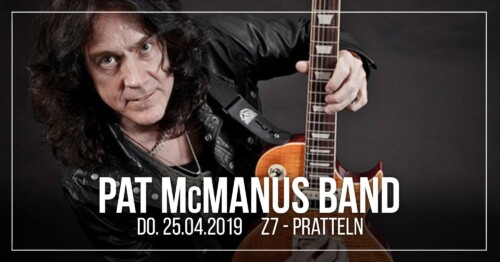Poster of the event Pat McManus Band at Konzertfabrik Z7, Pratteln