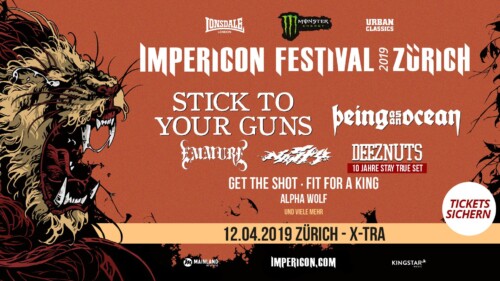 Poster von der Veranstaltung Impericon Festival 2019 @ X-TRA, Zürich