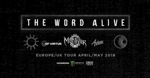 Poster von der Veranstaltung The Word Alive @ Kulturfabrik KUFA, Lyss