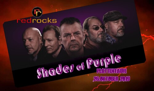 Poster von der Veranstaltung Shades Of Purple @ Redrocks, Basel