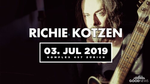 Poster of the event Richie Kotzen at Komplex 457, Zürich
