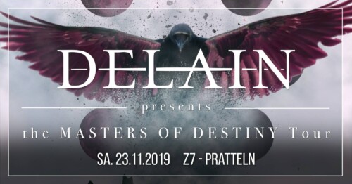 Poster of the event Delain at Konzertfabrik Z7, Pratteln