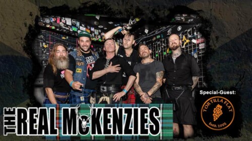 Poster von der Veranstaltung The Real McKenzies @ Musigburg, Aarburg