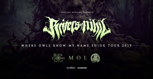 Poster von der Veranstaltung Rivers Of Nihil, Black Crown Initiate, MØL & Orbit Culture @ KIFF, Aarau