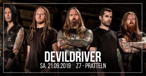 Poster von der Veranstaltung ABGESAGT :Devil Driver, GurD & Lotrify @ Konzertfabrik Z7, Pratteln