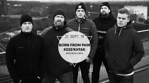 Poster von der Veranstaltung Born From Pain & Kess'khtak @ OldCapitol, Langenthal