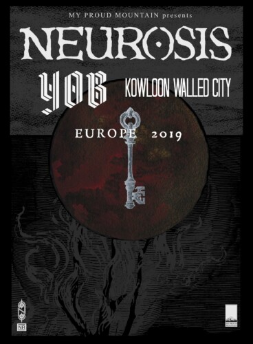 Poster von der Veranstaltung Neurosis, Yob & Kowloon Walled City @ Dachstock Reitschule, Bern