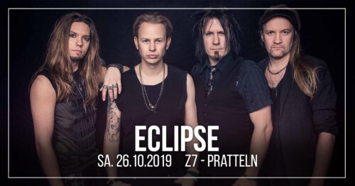 Poster von der Veranstaltung Eclipse @ Konzertfabrik Z7, Pratteln