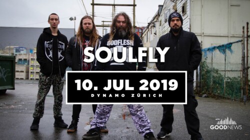 Poster von der Veranstaltung Soulfly @ Dynamo, Zürich